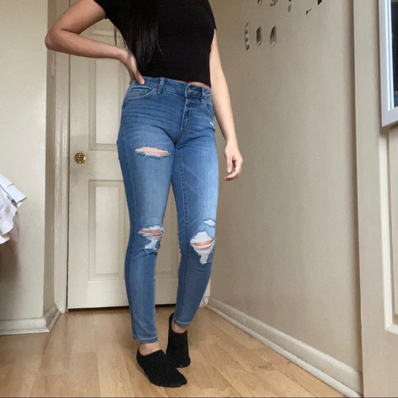 garage ripped jeans - medium washed - Picture 2 of 10